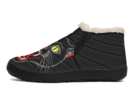 Black Cat Winter Sneakers