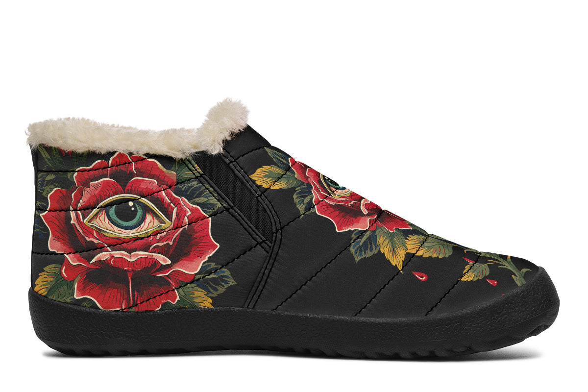 Bleeding Eye Rose Winter Sneakers