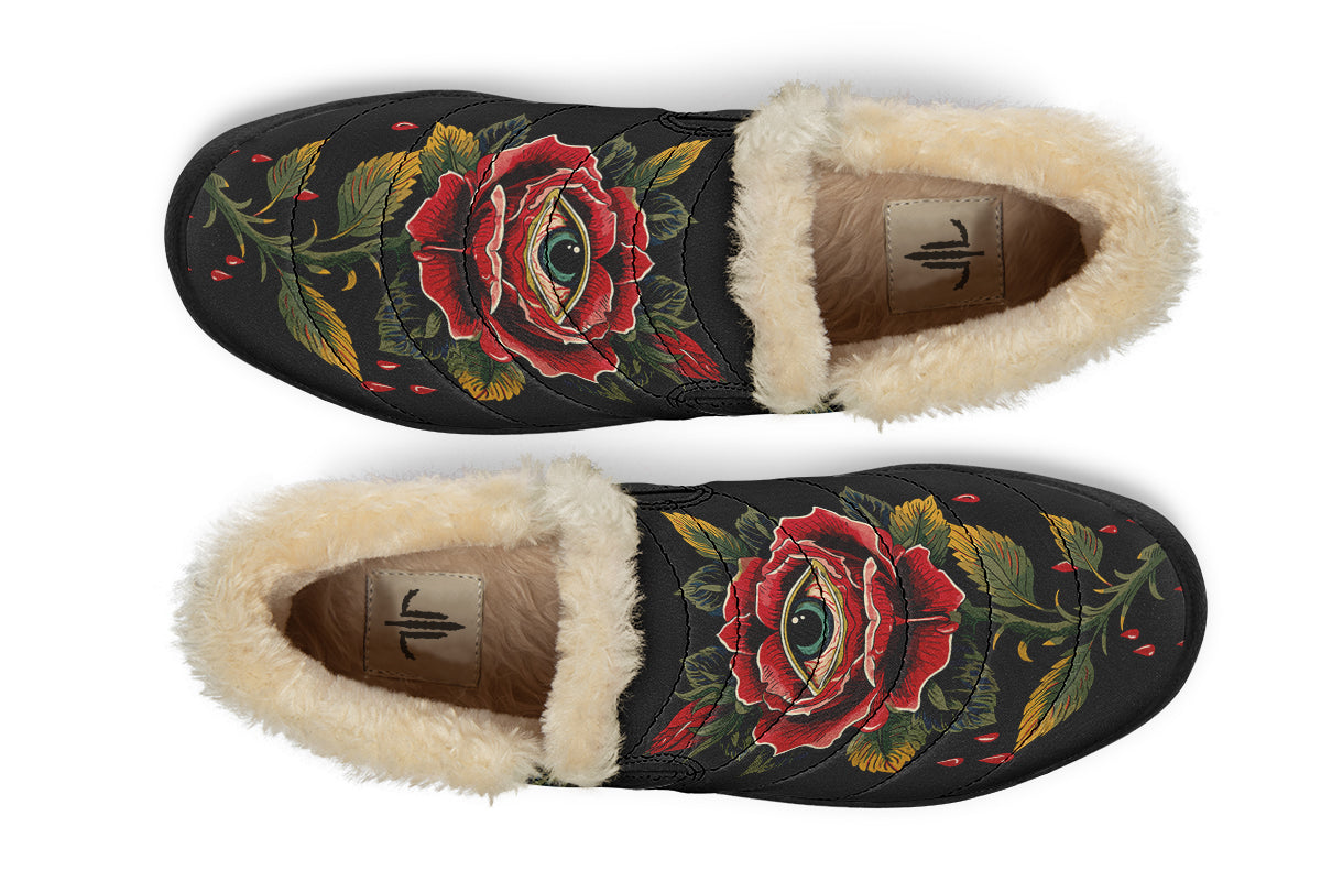 Bleeding Eye Rose Winter Sneakers