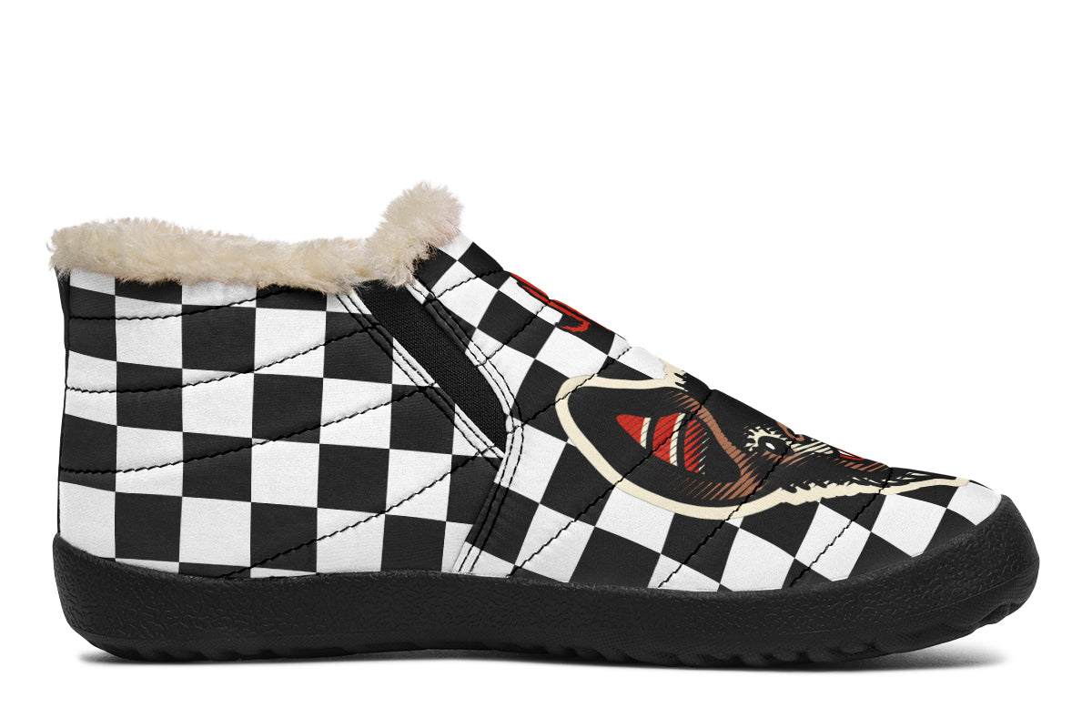 Checkered Bats V2 Winter Sneakers