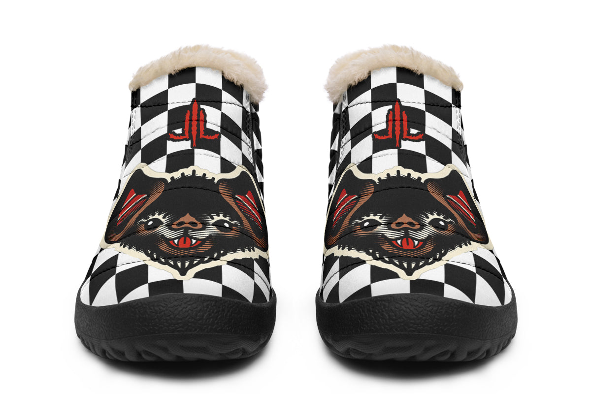 Checkered Bats V2 Winter Sneakers