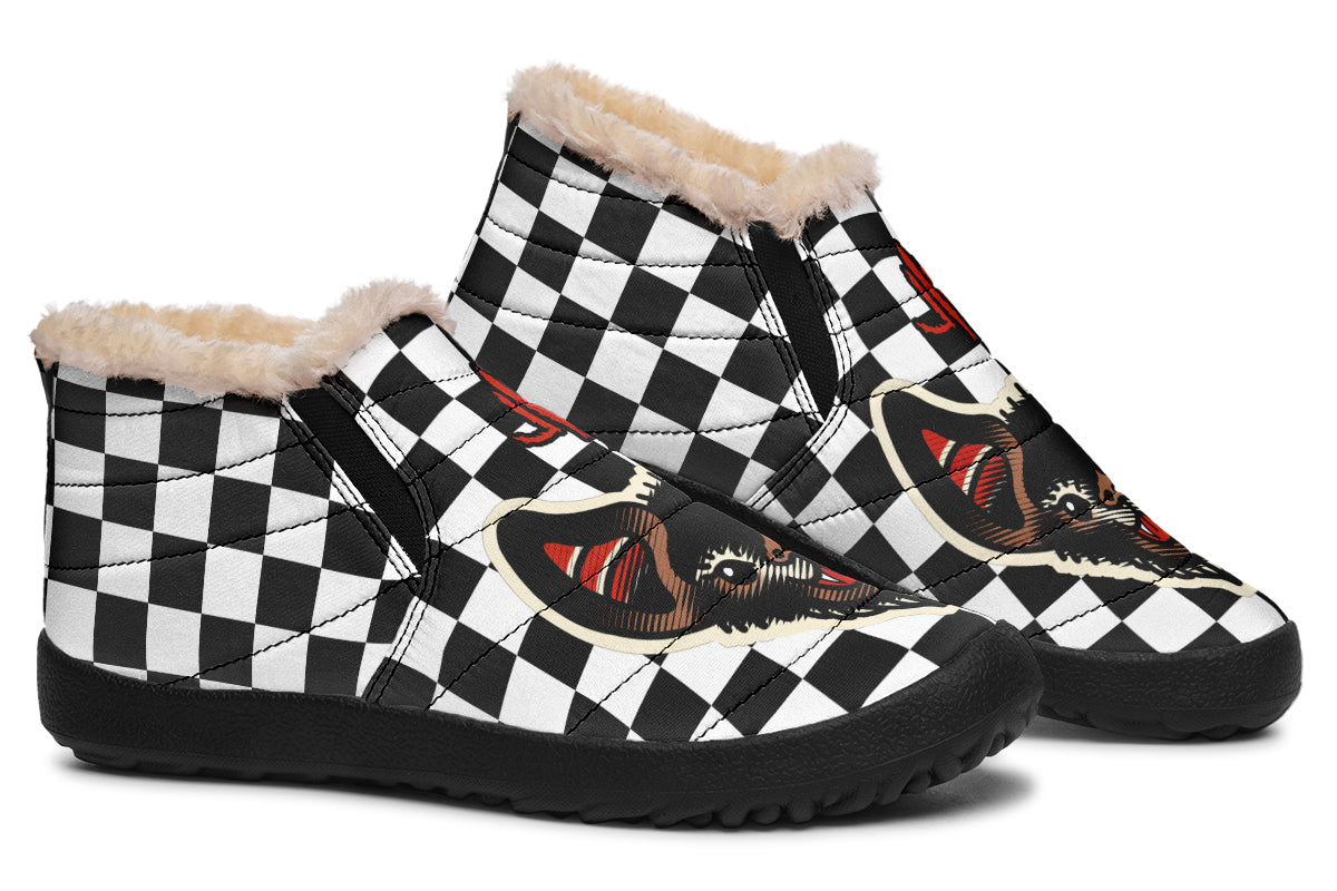 Checkered Bats V2 Winter Sneakers