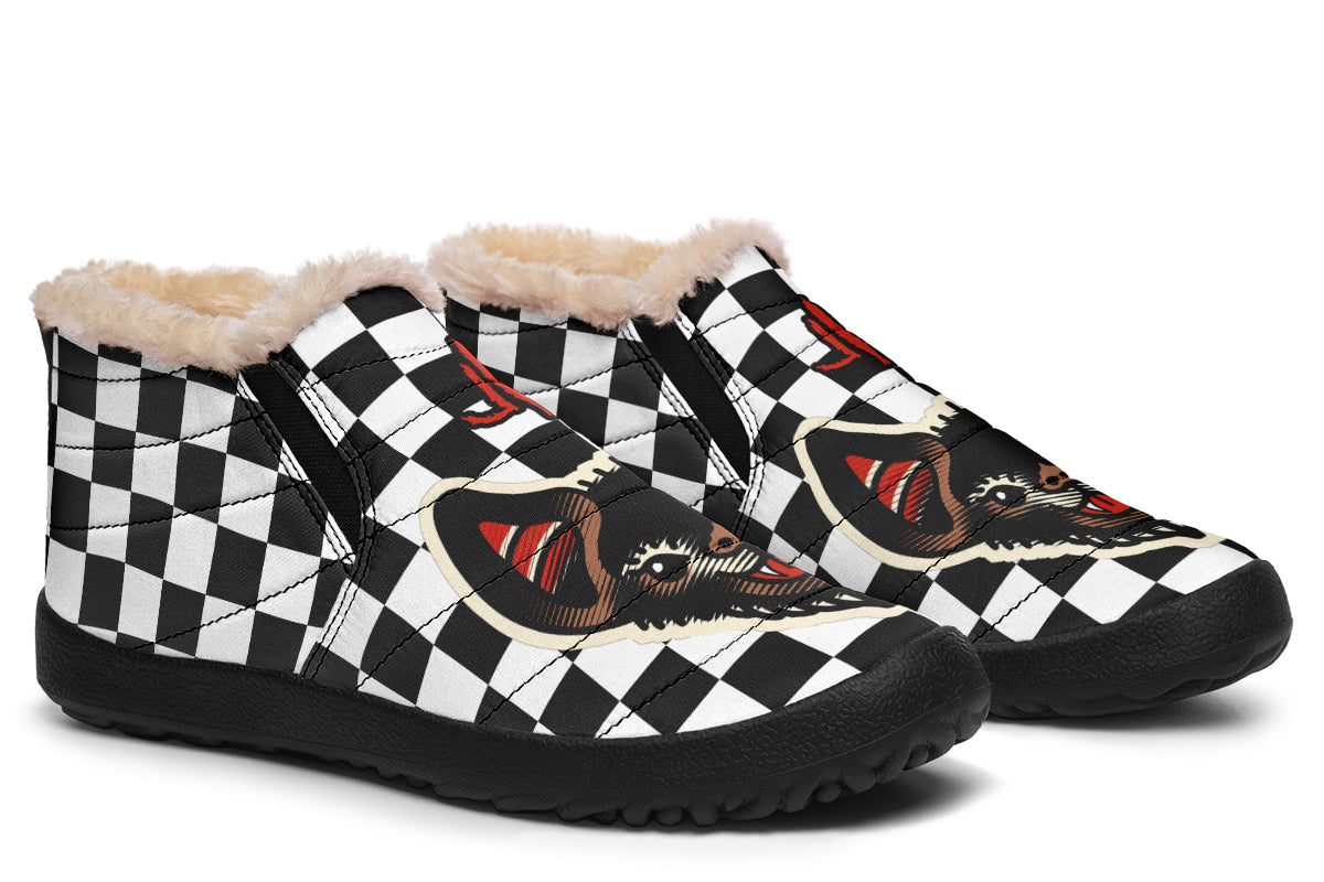 Checkered Bats V2 Winter Sneakers