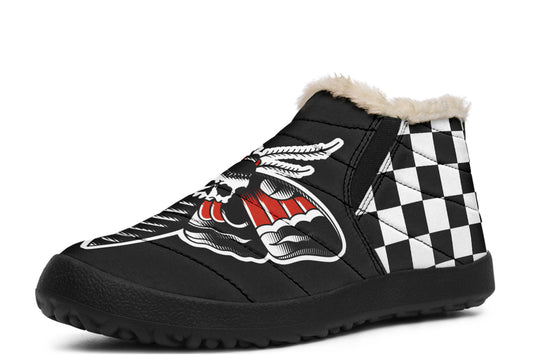 Checkered Death Moth Winter Sneakers