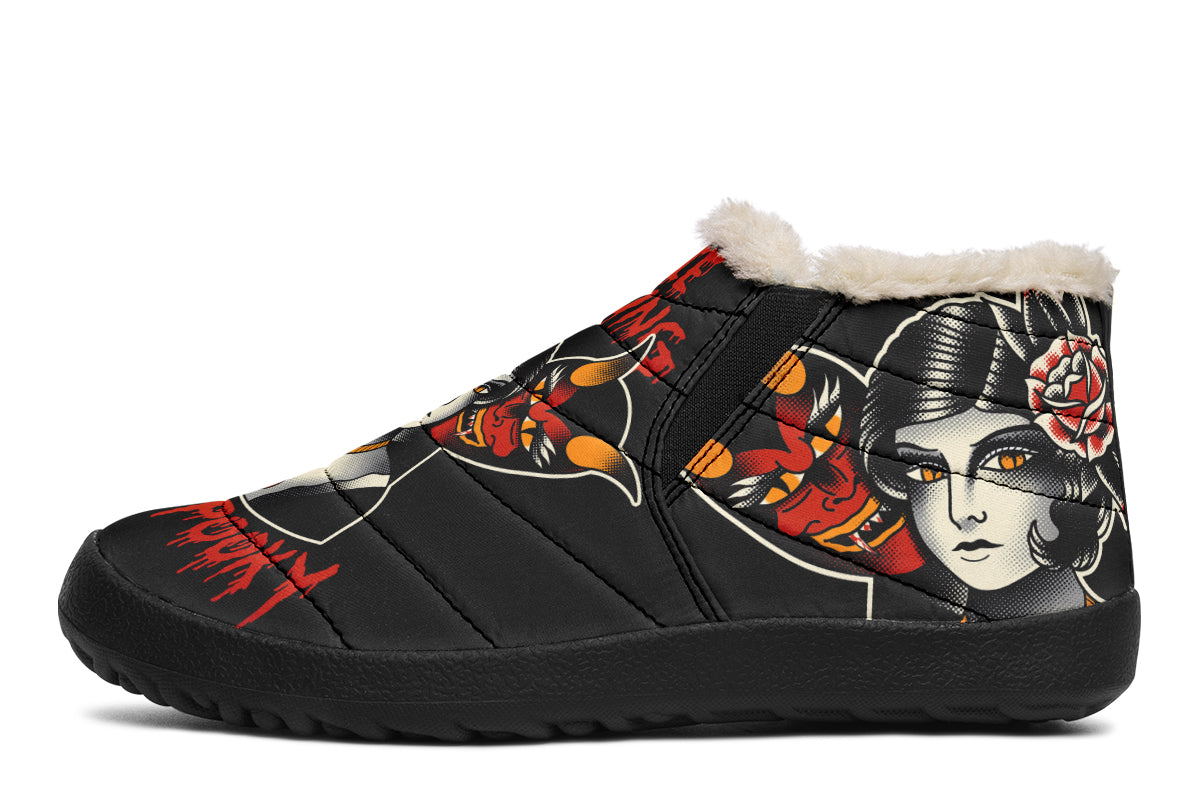 Die Young Stay Spooky Winter Sneakers