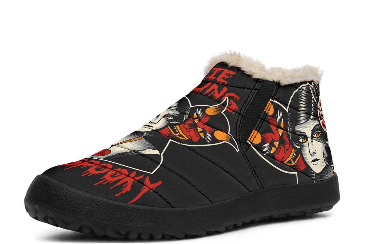 Die Young Stay Spooky Winter Sneakers