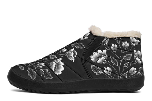 Floral Minimalist Winter Sneakers