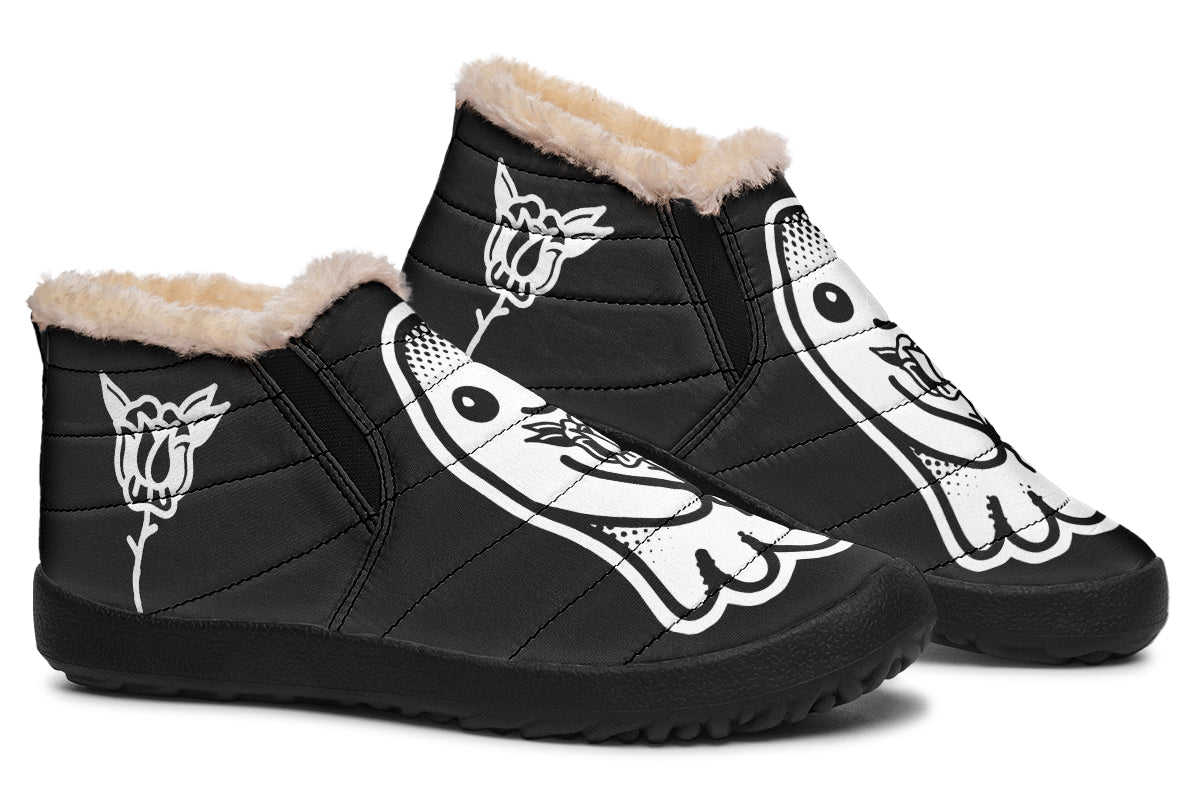 Flower Ghost Winter Sneakers