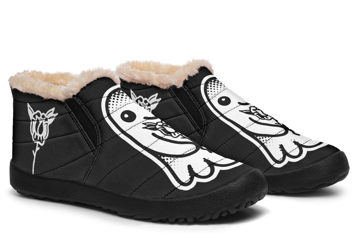 Flower Ghost Winter Sneakers