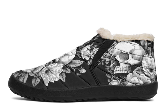 Flowering Skull Winter Sneakers