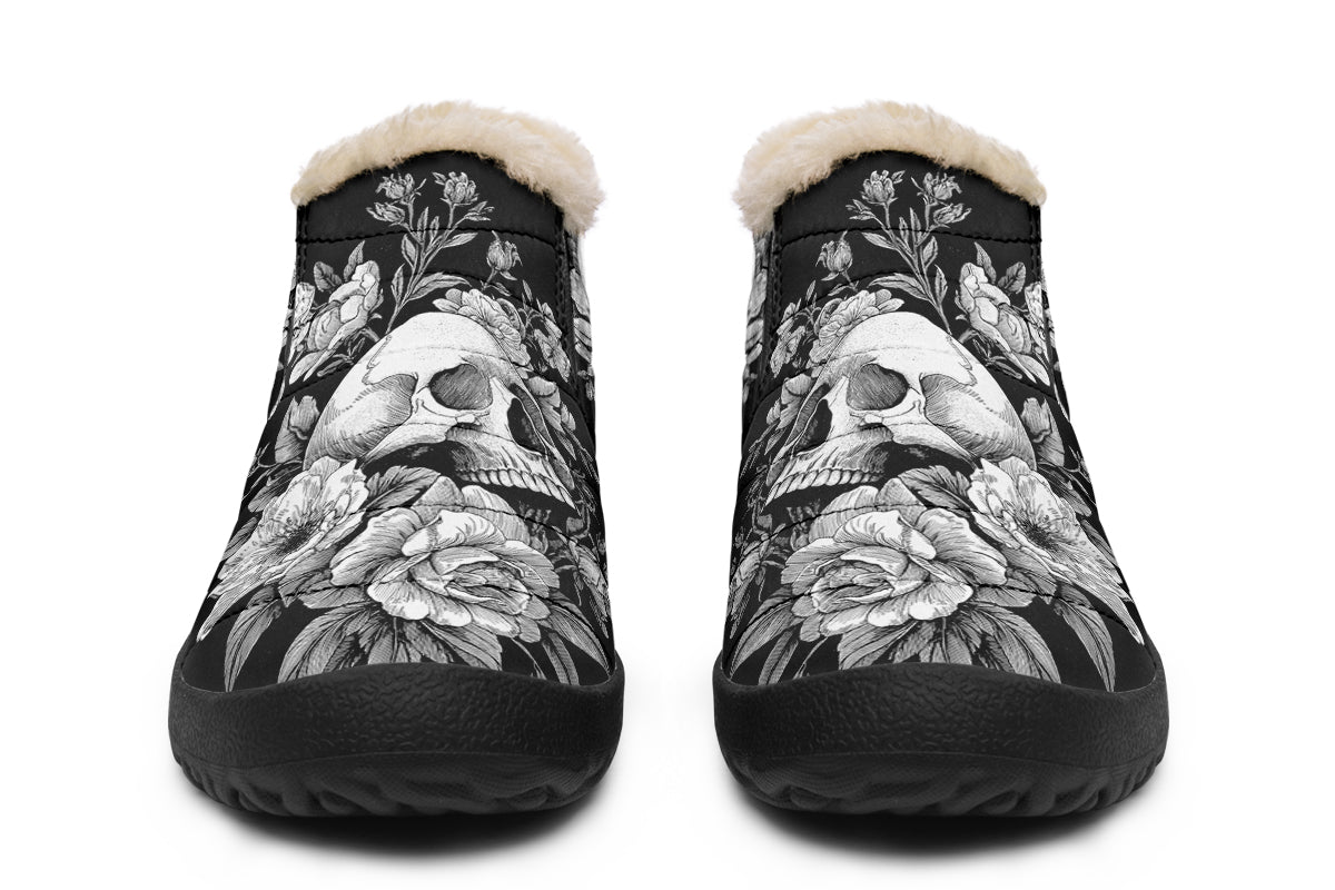 Flowering Skull Winter Sneakers