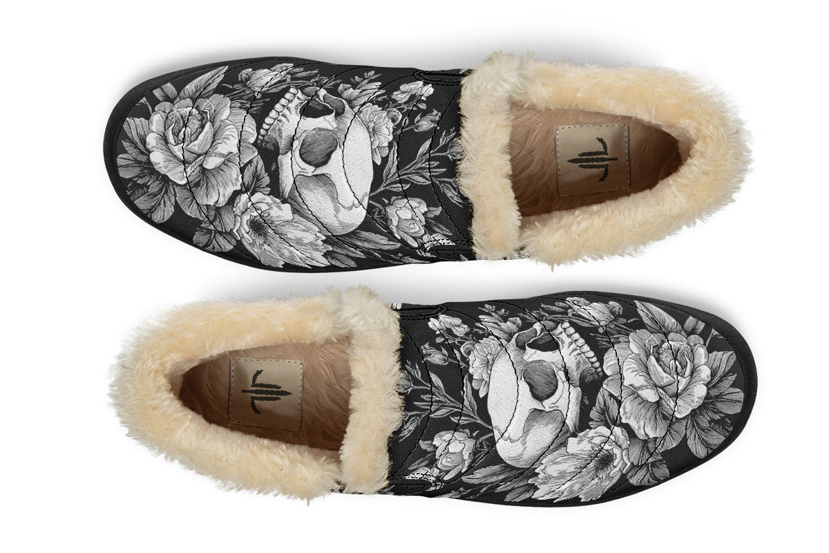 Flowering Skull Winter Sneakers