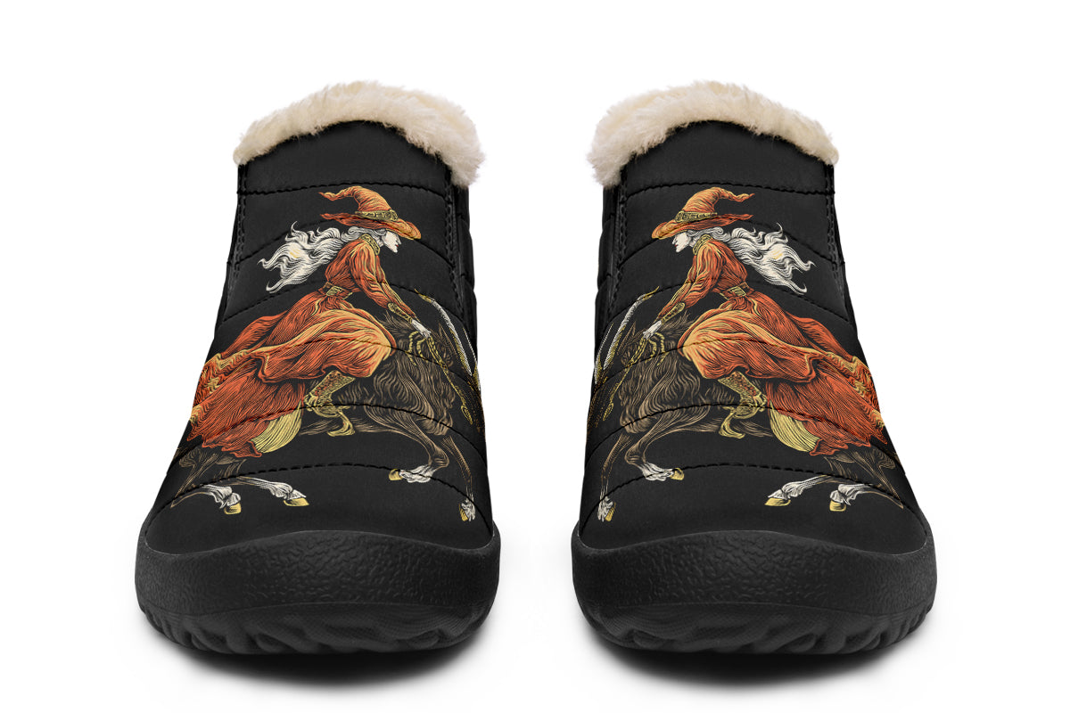 Goat Witch Skull Winter Sneakers