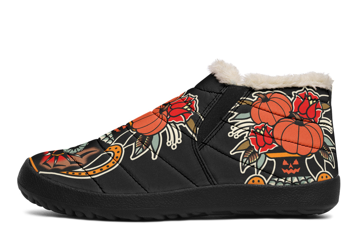 Halloween Vase Winter Sneakers