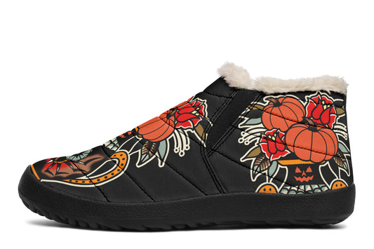 Halloween Vase Winter Sneakers
