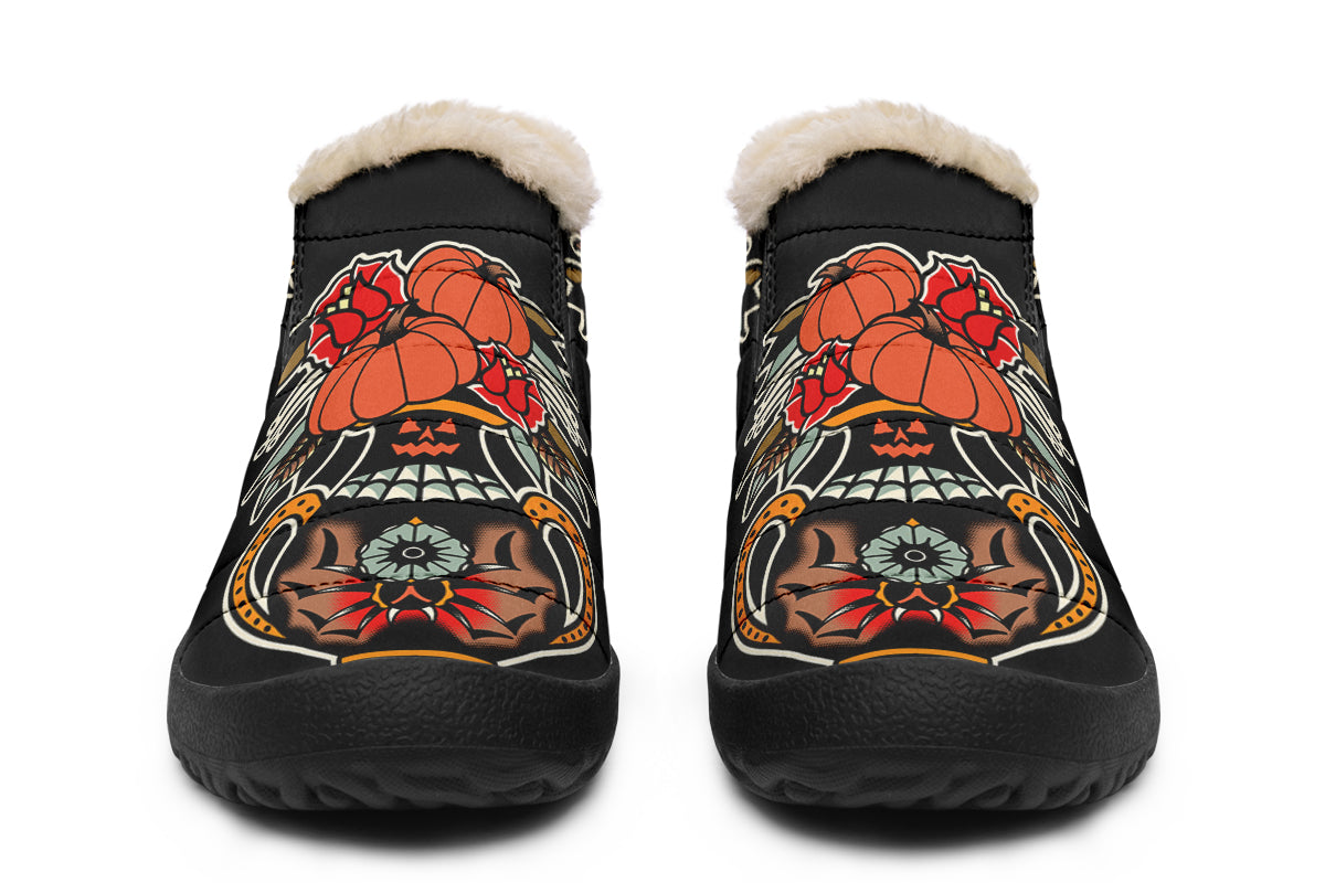 Halloween Vase Winter Sneakers