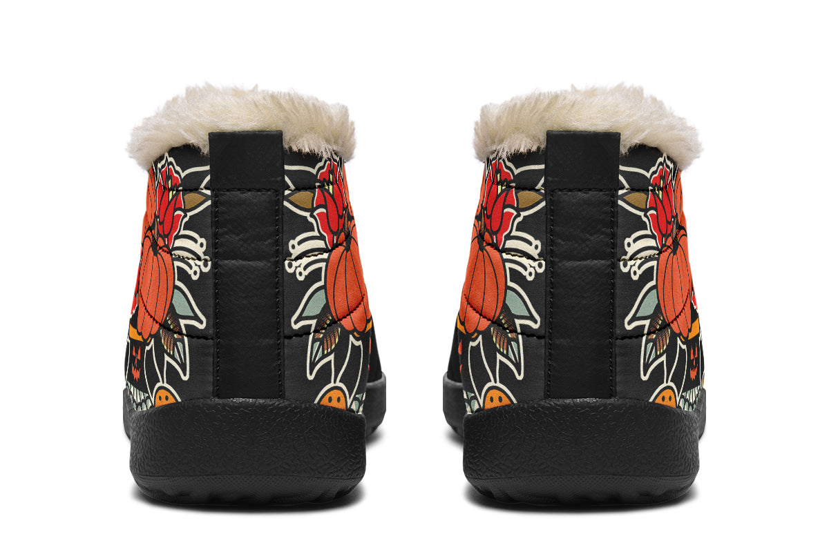 Halloween Vase Winter Sneakers
