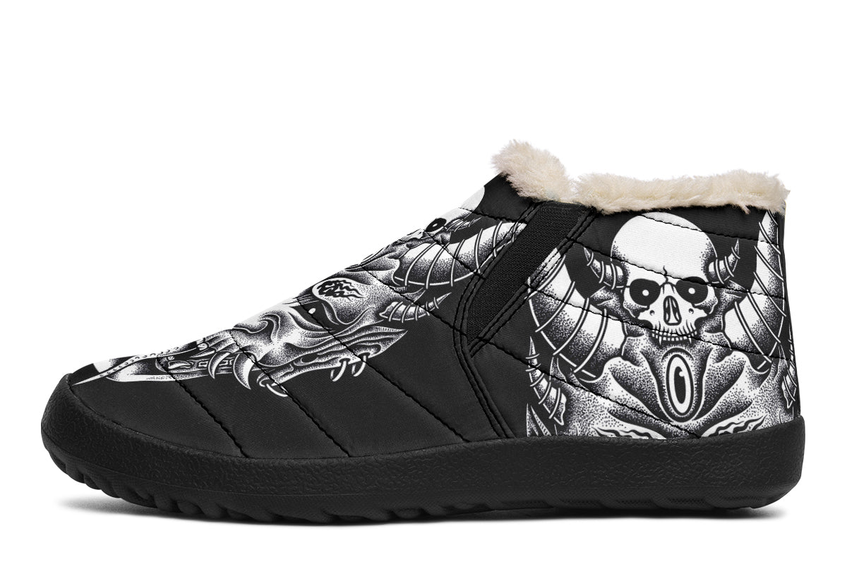 Hannya Mask Winter Sneakers