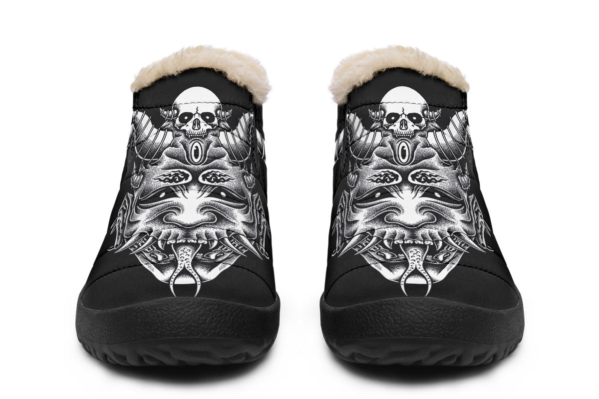 Hannya Mask Winter Sneakers