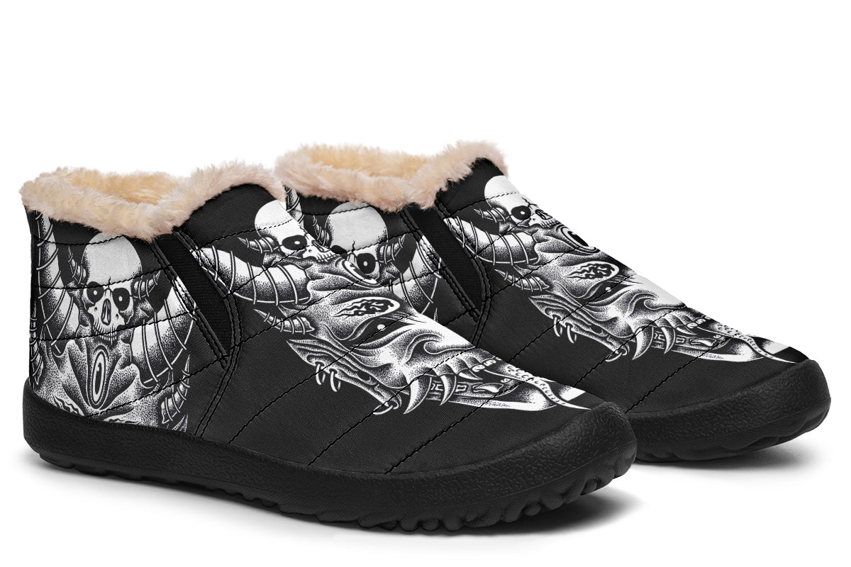 Hannya Mask Winter Sneakers