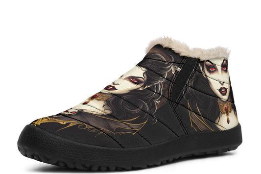 Neo Traditional Vampire Girl Winter Sneakers
