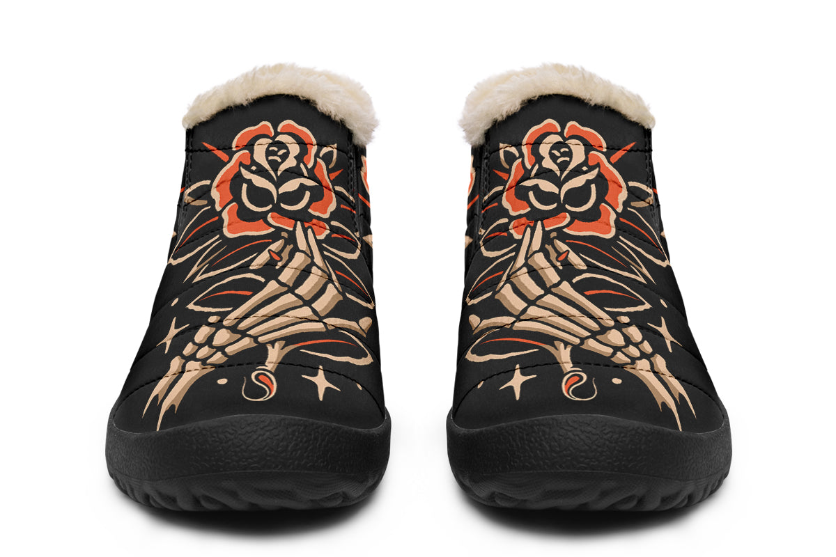 Skeleton Hand Winter Sneakers