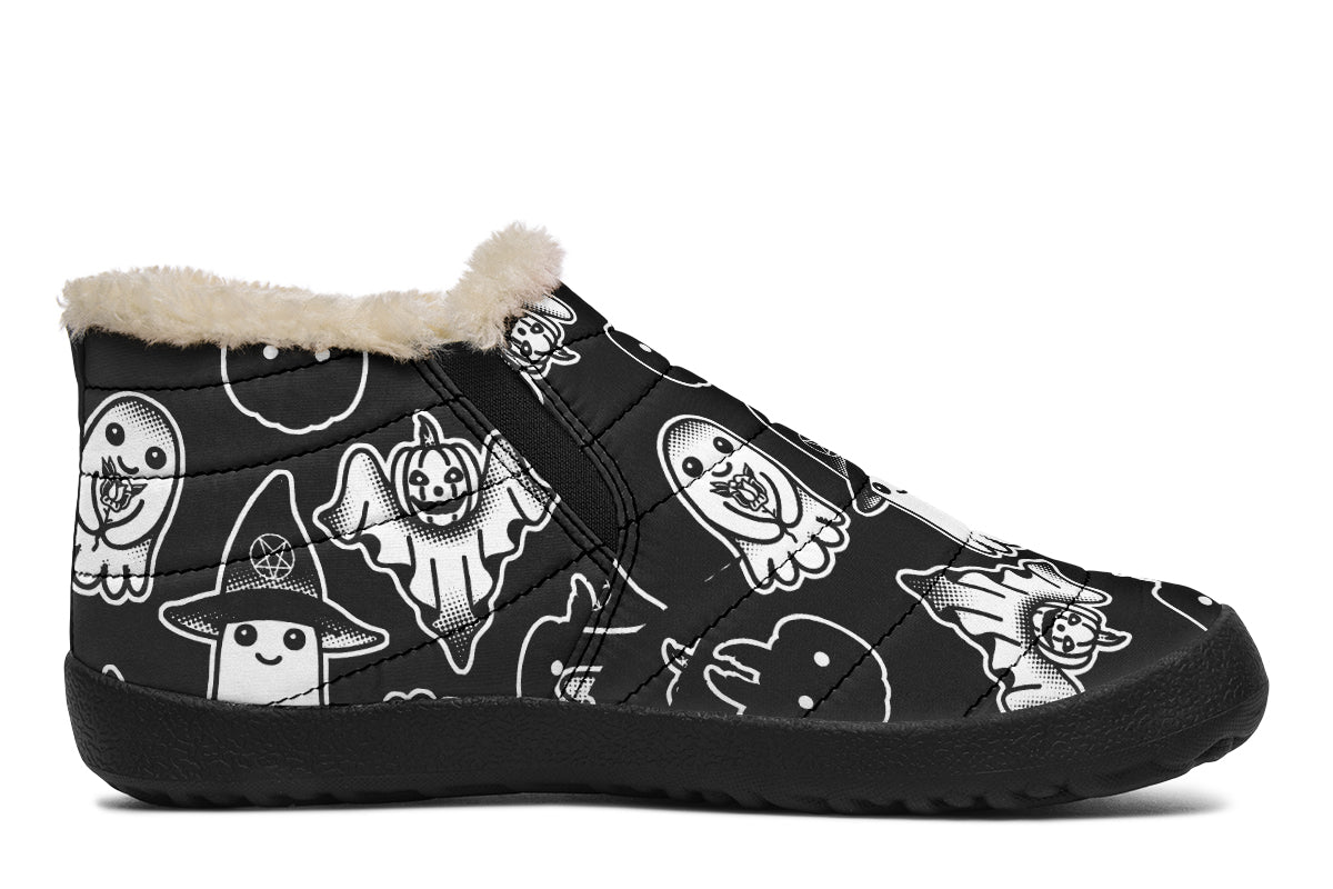 Spooky Ghost Winter Sneakers