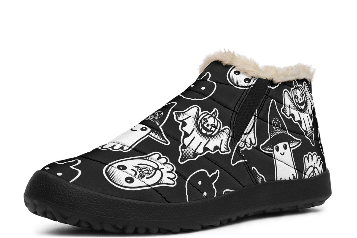 Spooky Ghost Winter Sneakers