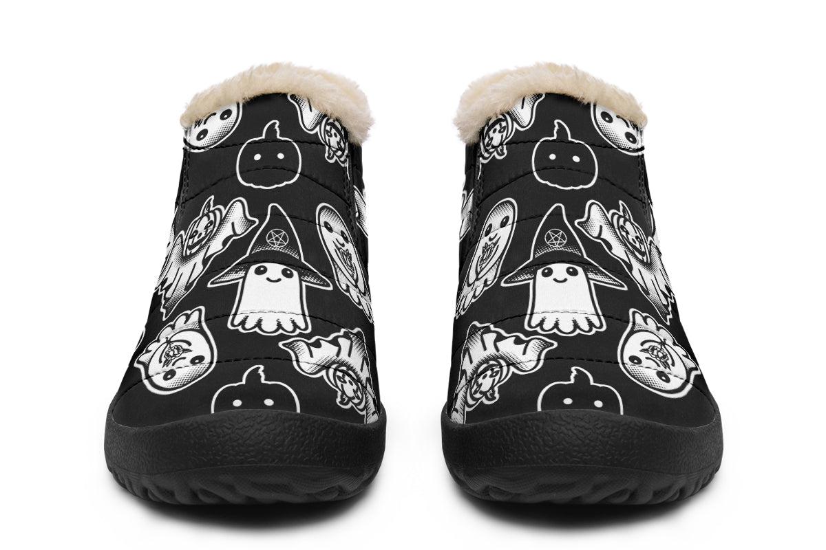 Spooky Ghost Winter Sneakers