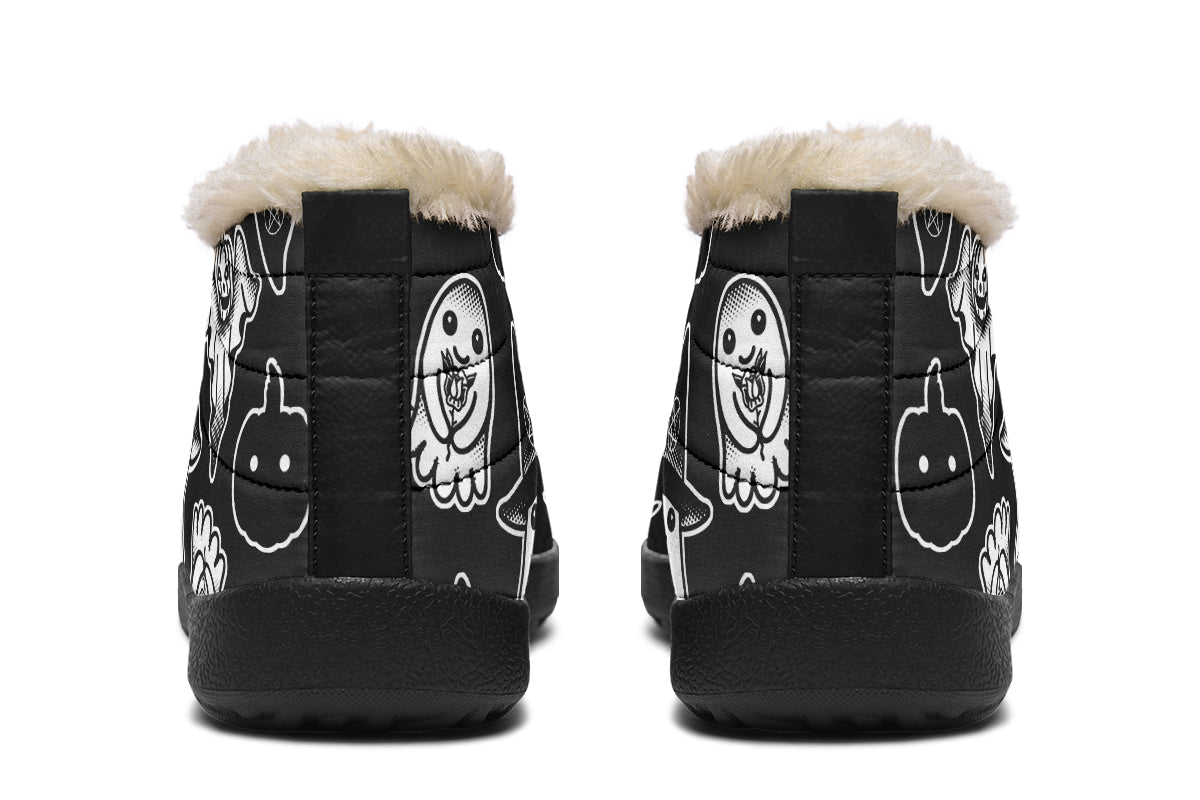 Spooky Ghost Winter Sneakers