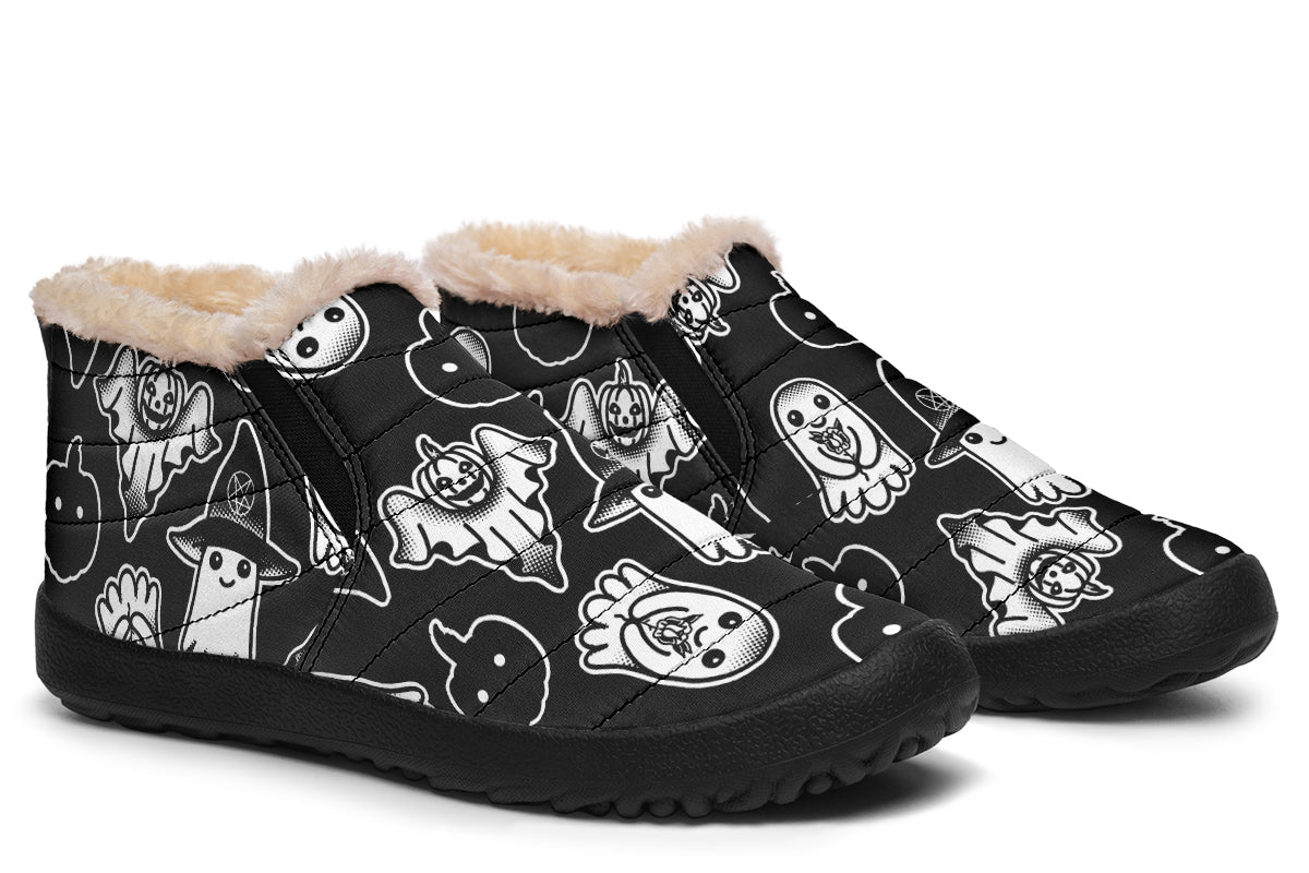 Spooky Ghost Winter Sneakers
