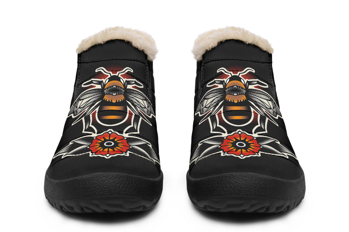 Traditional Bees Winter Sneakers