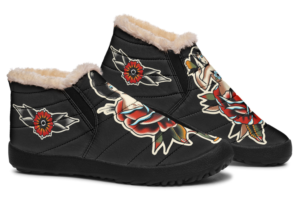 Traditional Ladies Winter Sneakers