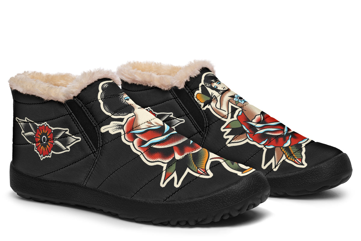 Traditional Ladies Winter Sneakers