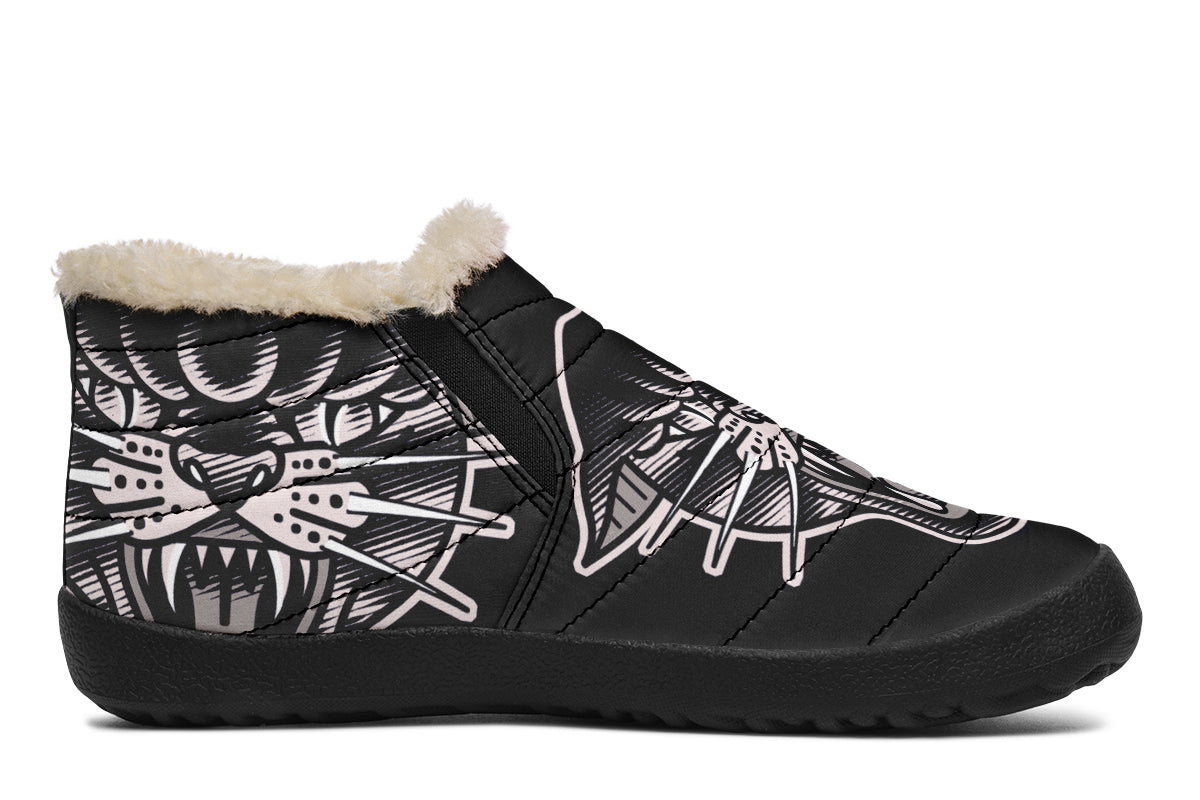 Traditional Panther Winter Sneakers