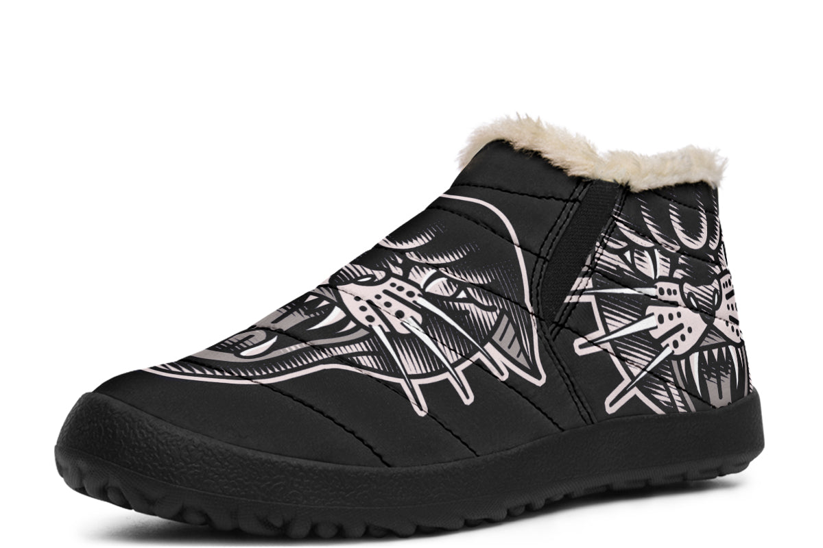Traditional Panther Winter Sneakers
