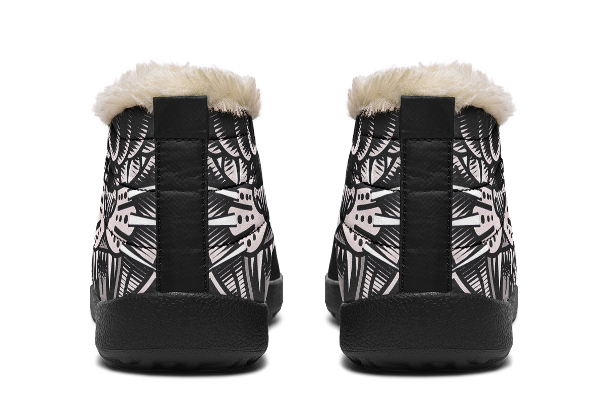 Traditional Panther Winter Sneakers