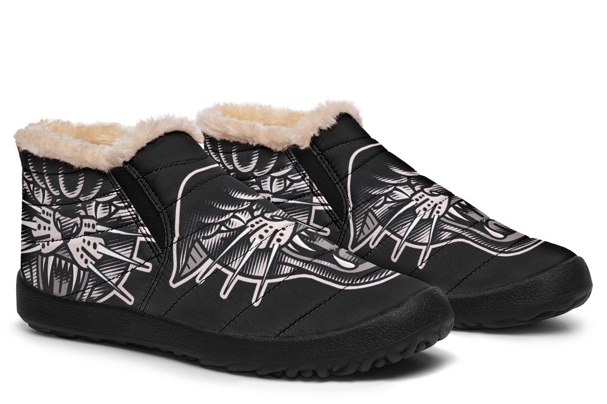 Traditional Panther Winter Sneakers