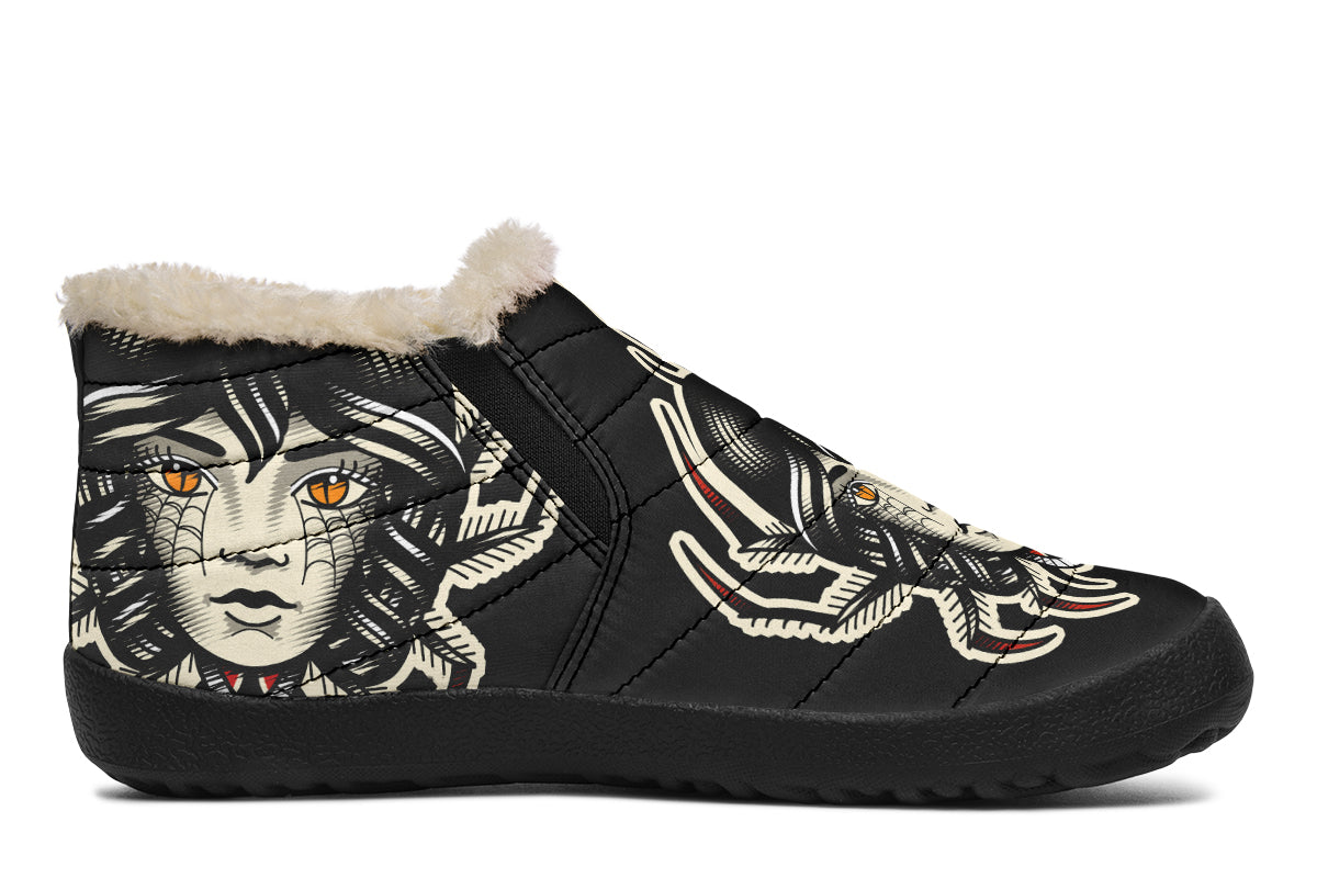 Traditional Spider Girl Head Winter Sneakers