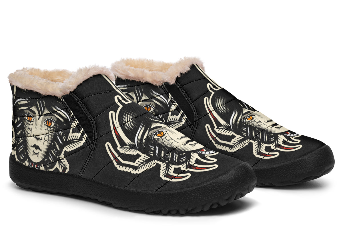 Traditional Spider Girl Head Winter Sneakers