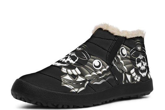 Undead Butterfly Girl Winter Sneakers