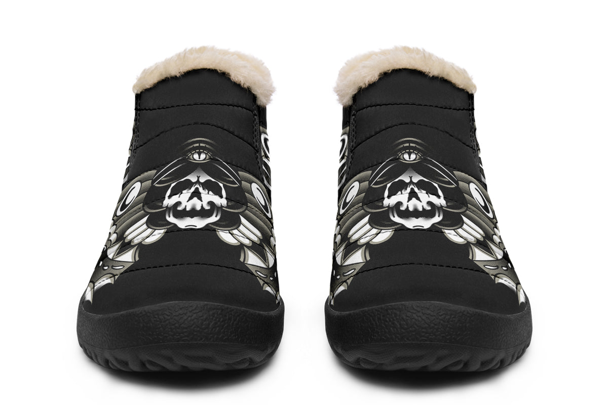 Undead Butterfly Girl Winter Sneakers