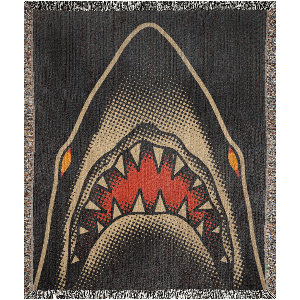 Traditional Shark Woven Blanket