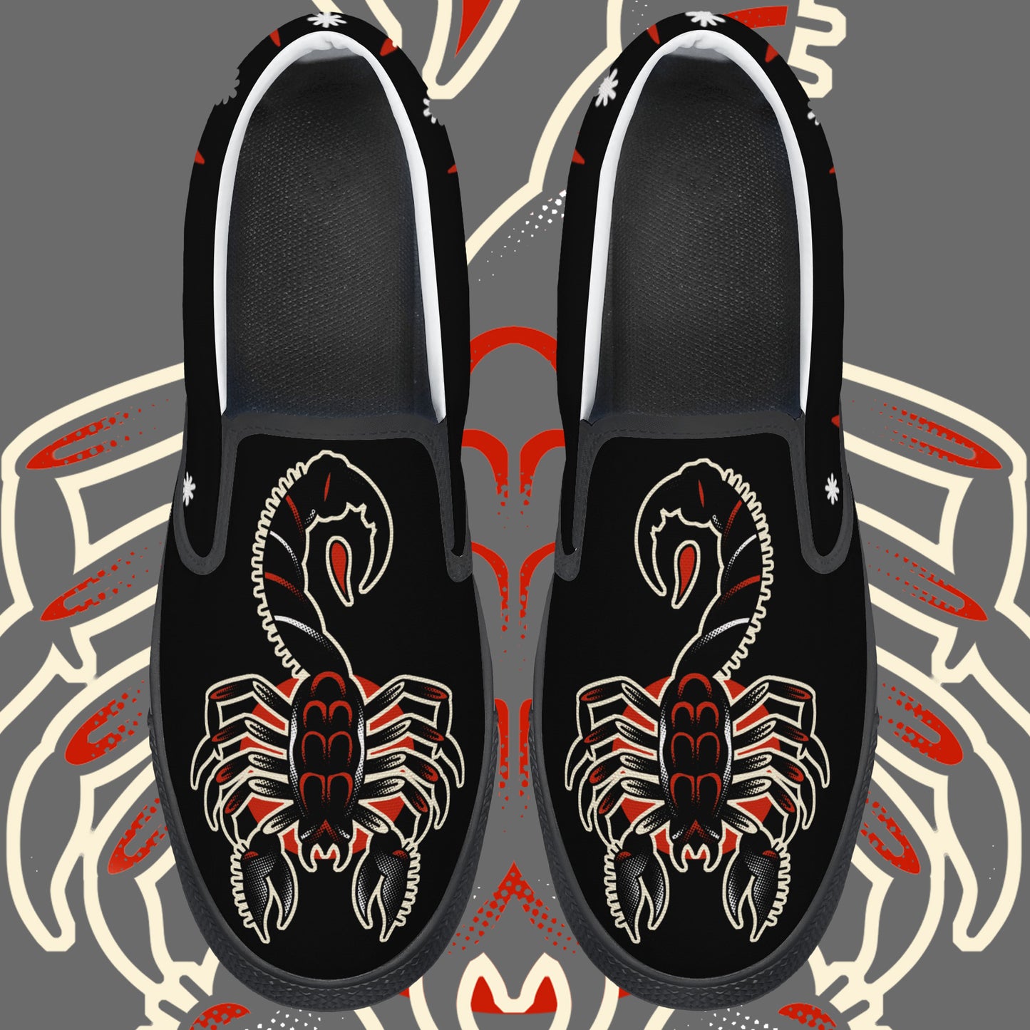 Scorpion Slip On Shoes