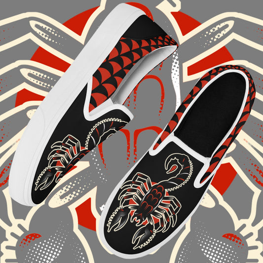 Zapatos sin cordones de skate Scorpion tradicionales
