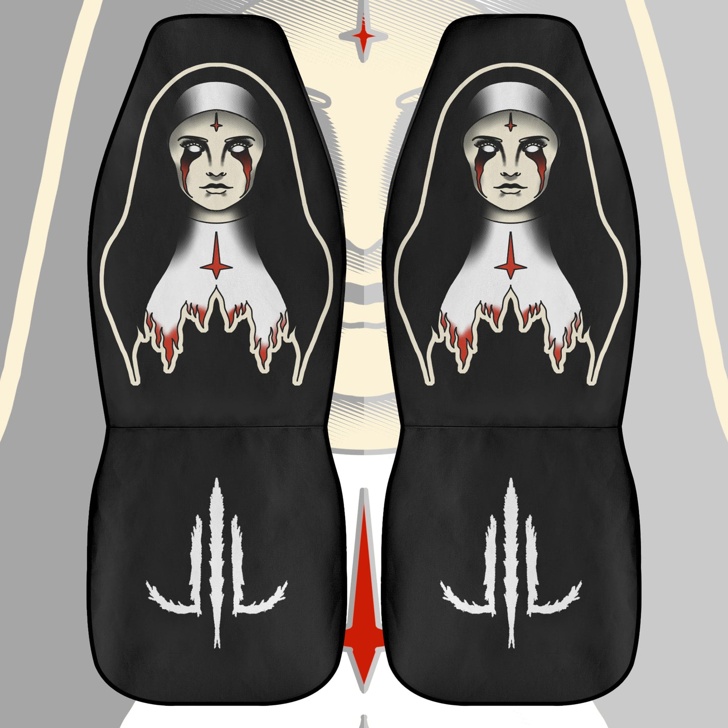 The Nun Car Seat Covers (2 Pcs)