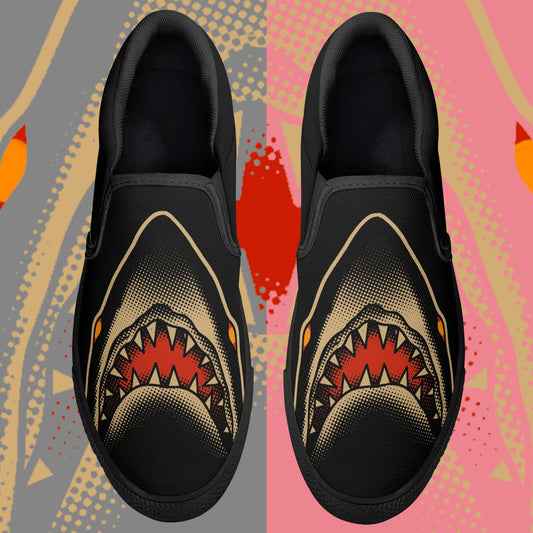 Traditional Shark Slip On Shoes