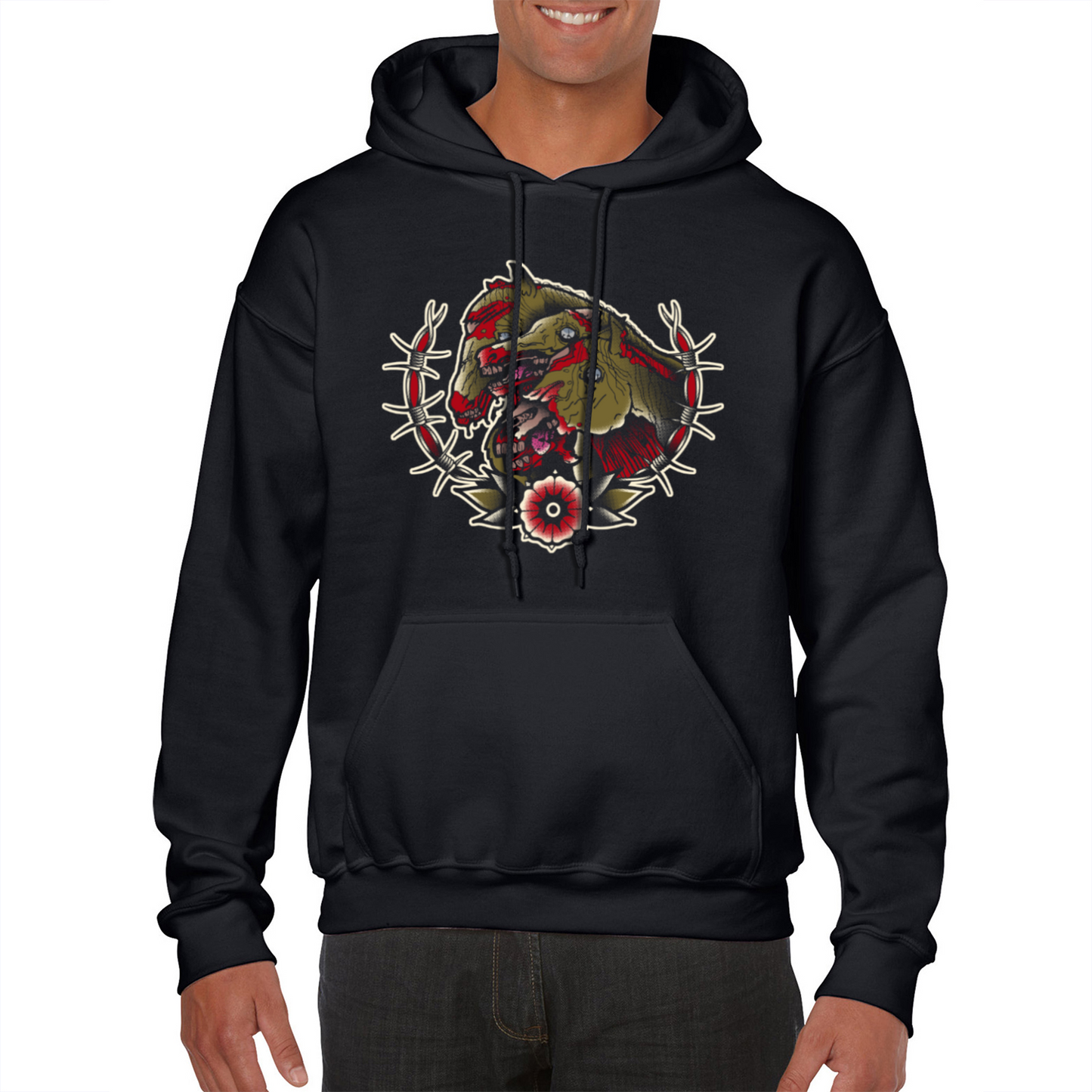 Undead Pharaoh's Horse's Pullover Hoodie